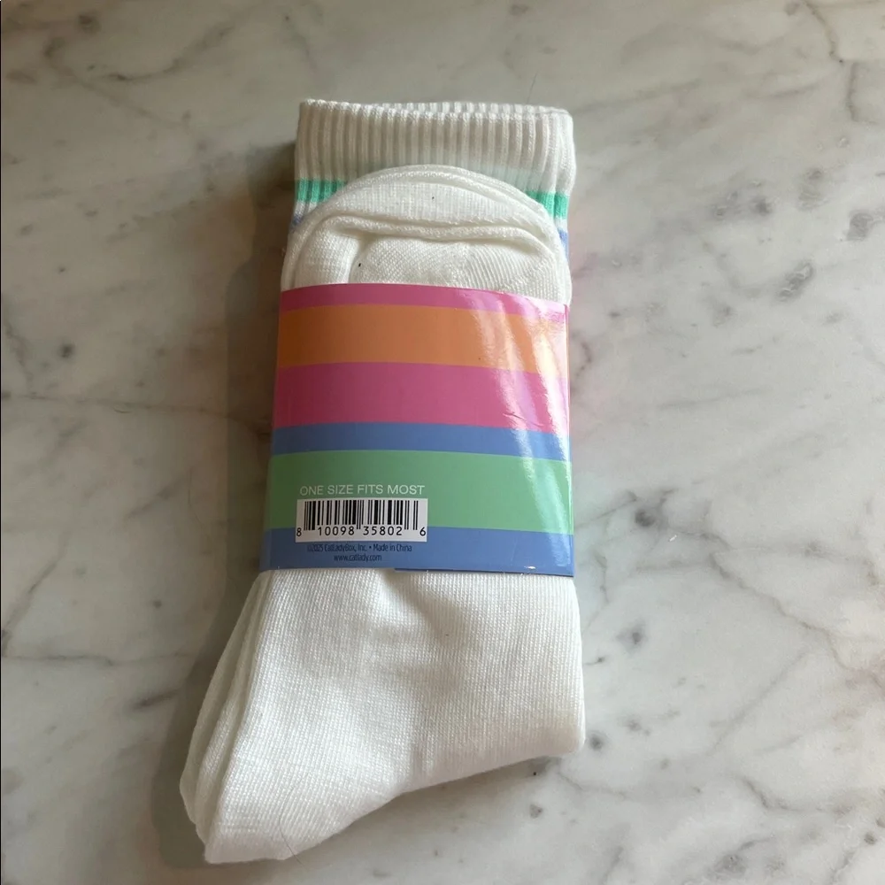 Cat Mom Socks One Size NWT
